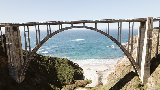 Bixby Creek Bridge along California's Highway 1