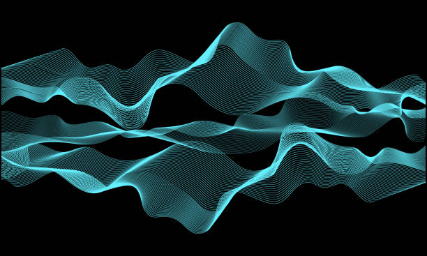istock Colorful abstract line background. dynamic abstract line design in modern and luxurious style 1400011856