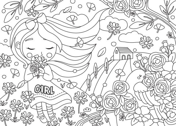 Libro Para Colorear Con Los Niños Y árbol Vectores Libres de Derechos - iStock Libro Para Colorear Con Los Niños Y árbol Vectores Libres de Derechos - iStock