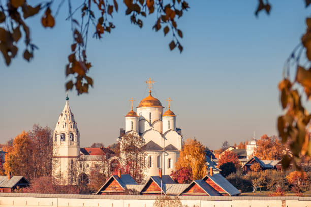 istock Intercession cathedral of Intercession (Pokrovsky) convent in Suzdal, Russia. 1400014367