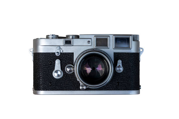 istock isolated antique film camera 1400016476
