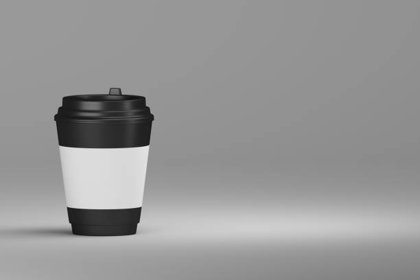 istock black coffee cup or tea cup with blank label on neutral grey background 1400018826