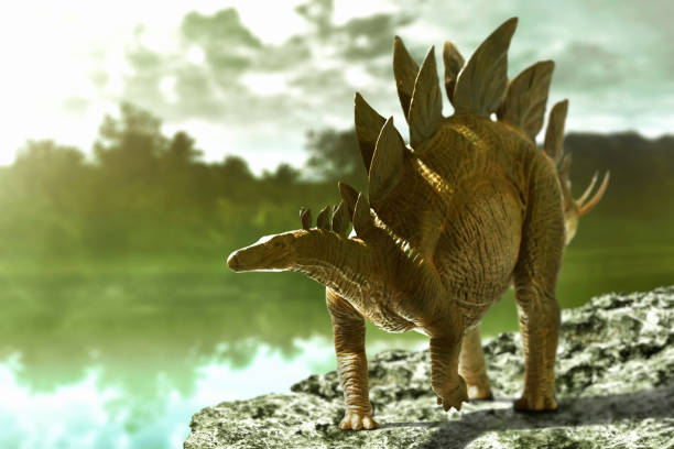 istock Dinosaur, Stegosaurus in the jungle 1400020060