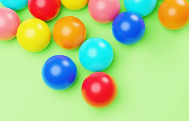 istock 3D image of a simple and cute color ball 1400025934