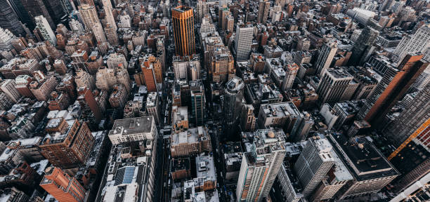 istock Aerial View of Manhattan 1400029995