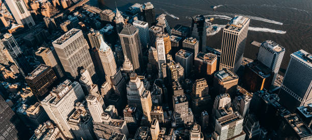 istock Aerial View of Downtown Manhattan / NYC 1400030130
