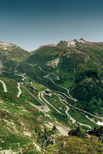 furka pass in Switzerland