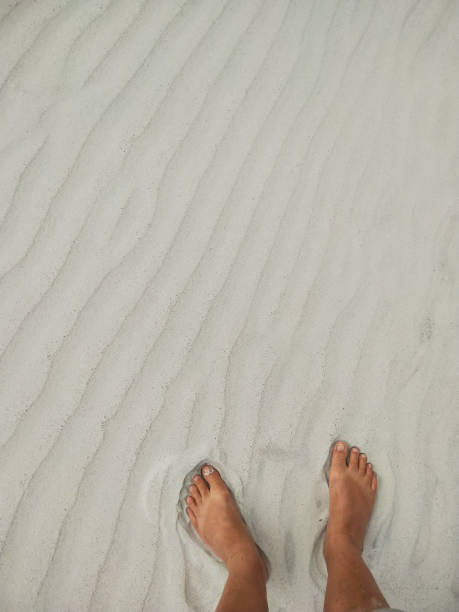 istock Summer feet in sand 1400036895