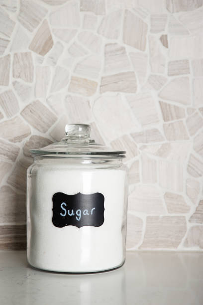 istock Glass canister of sugar 1400043614