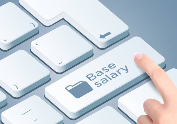 istock Base salary Key - Keyboard with 3D Concept illustration 1400043759