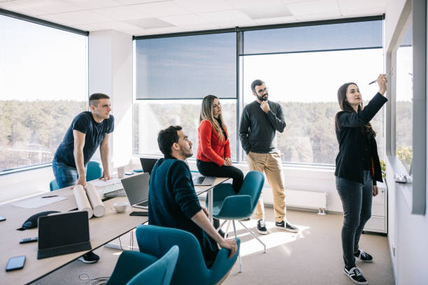 istock Office colleagues brainstorming new ideas 1400051439