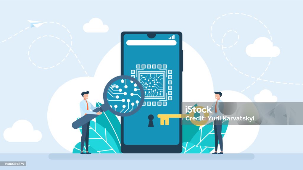 Chip Data Screen Mobile Chip Screen Shows Cpu Abstract Digital Chip Technology Develop ...