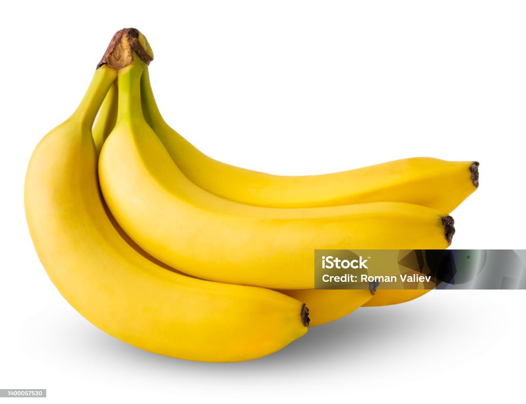 Bananas isolated bunch bananas isolated on white background Banana Stock Photo