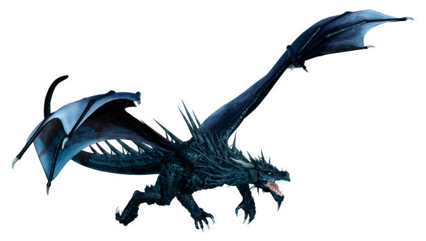 istock 3D Rendering Fairy Tale Dragon on White 1400057978
