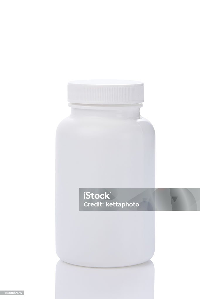 Botella de medicina - Foto de stock de Blanco - Color libre de derechos