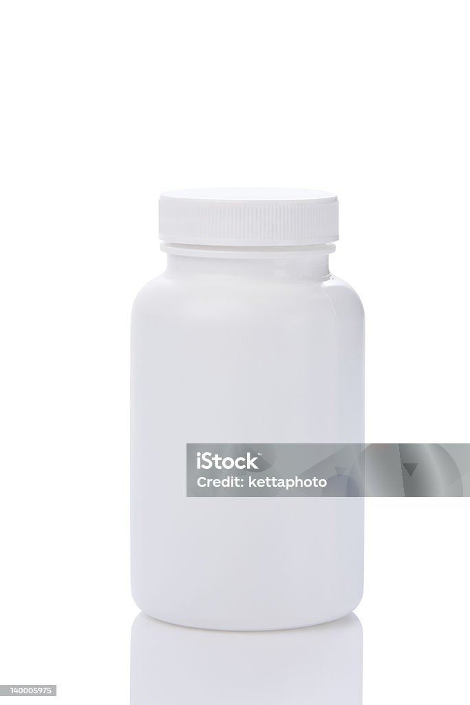 Remédios garrafa - Foto de stock de Branco royalty-free