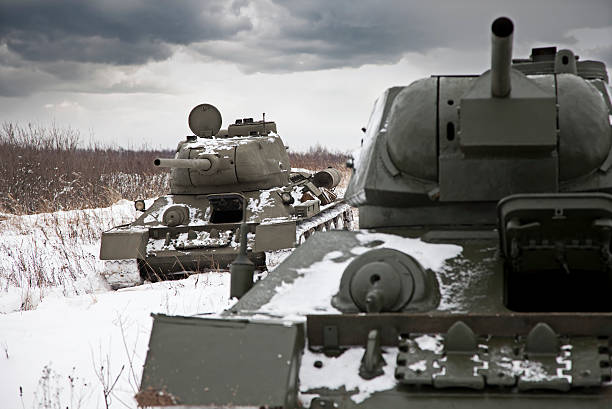 istock Russian Tanks T34 140006075