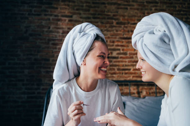 istock Mother And Daughter Having A Spa Day At Home 1400060920