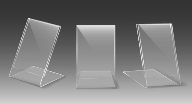 ilustraciones, imágenes clip art, dibujos animados e iconos de stock de juego de soporte de plástico - acrílico