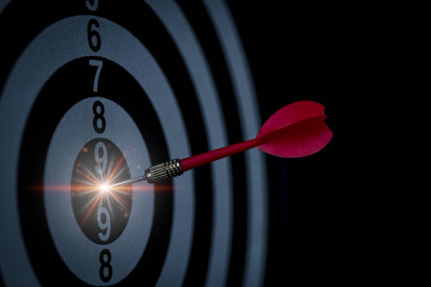 istock The darts are embroidered on the dartboard 1400066513