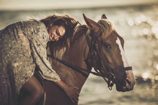 istock Oh, how I love my horse! 1400066764