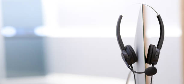 istock Communication support, call center and customer service help desk.for (call center) concept 1400070753