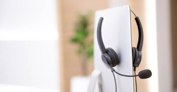 istock Communication support, call center and customer service help desk.for (call center) concept 1400070755