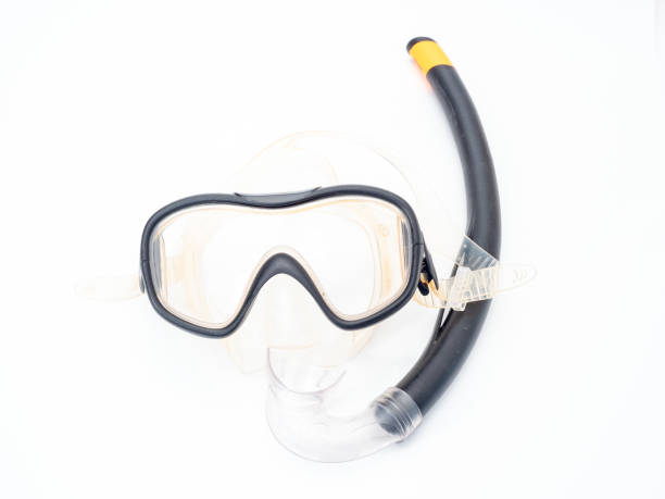 istock Diving mask on a white background. Diving mask. 1400072729