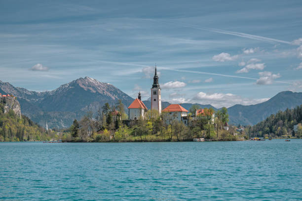 istock Pilgrimage church on lake Bled 1400075320