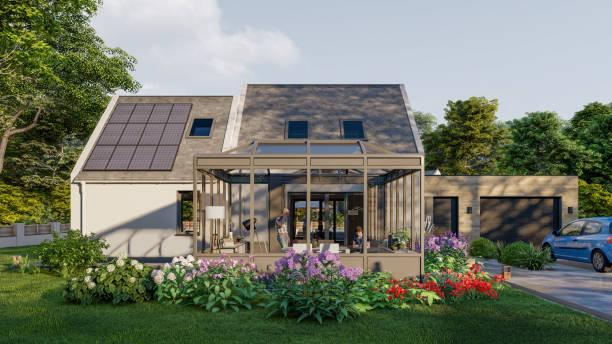 istock Sustainable traditional house 1400076446