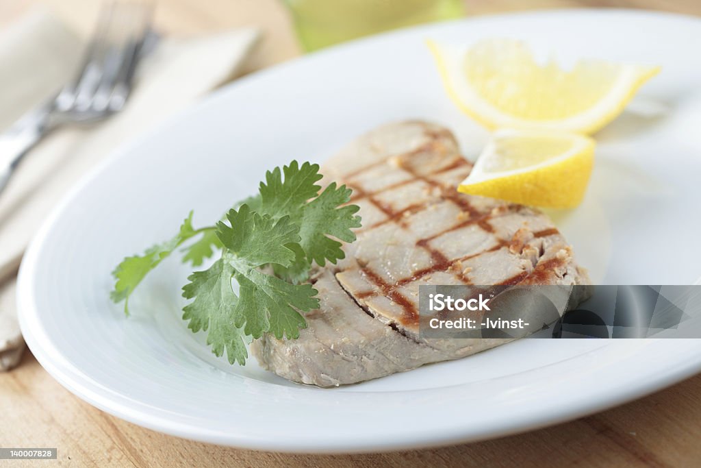 Arrosto Trancio di tonno - Foto stock royalty-free di Alimentazione sana