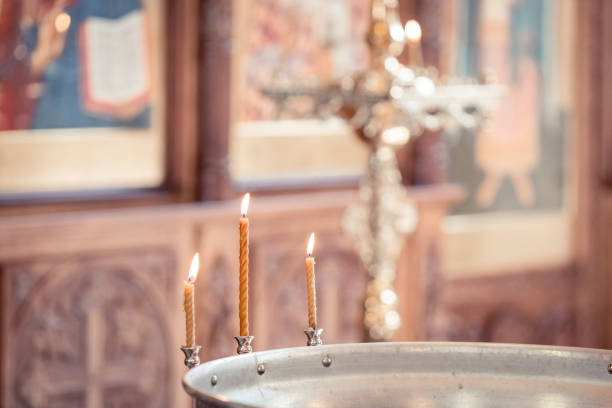istock Baptism of a child 1400080533