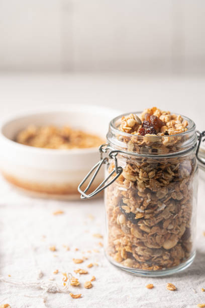 istock Delicious homemade granola 1400082643