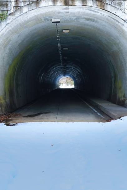 istock An unpopular dark tunnel in the mountains 1400088776
