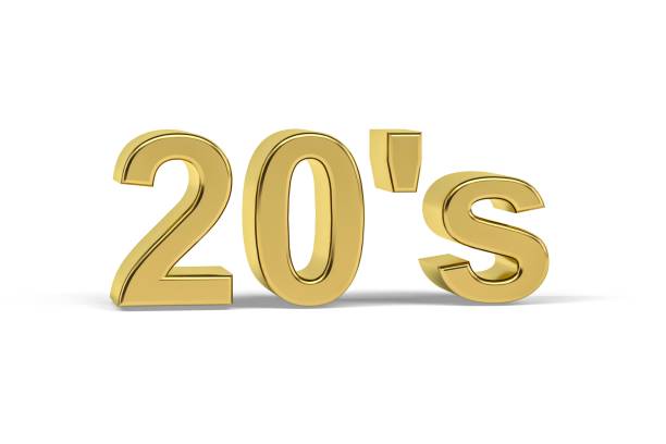 istock Golden 20's number 1400090113