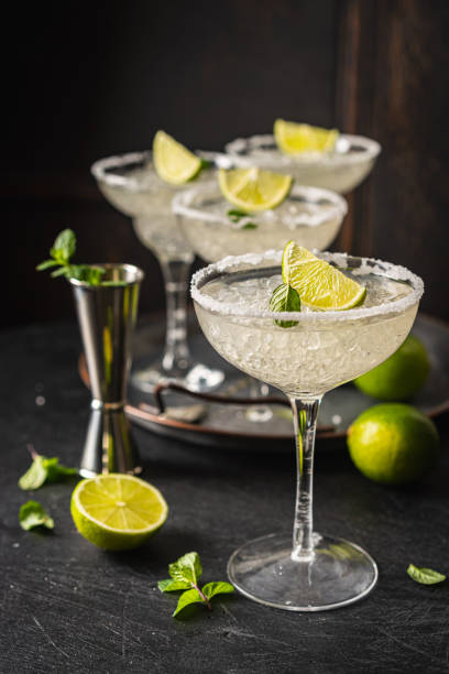 istock Margarita cocktail with lime 1400090735