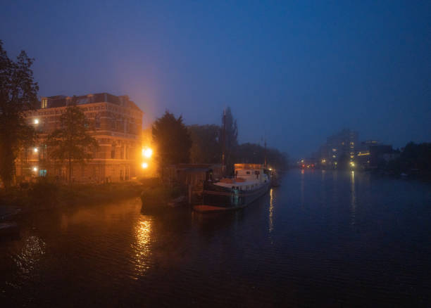 istock Scenic view of Leiden at night 1400090776