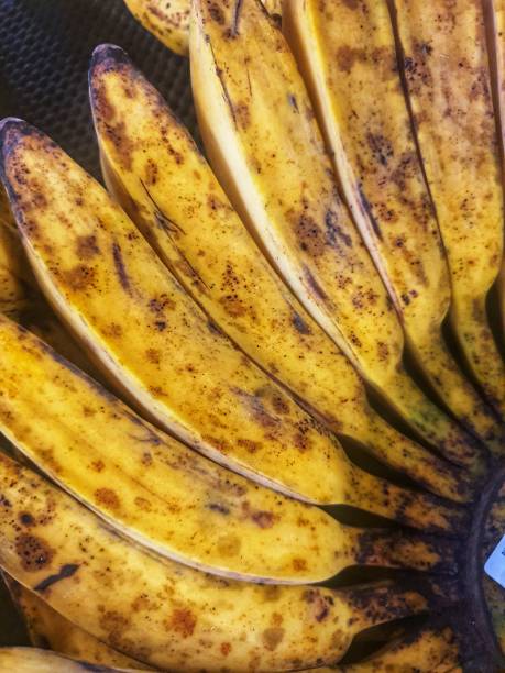 Ripe Banana in Supermarket