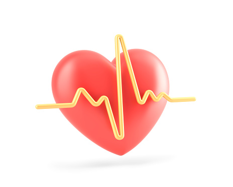 A stethoscope on a printout of a cardiogram Chart (ECG)