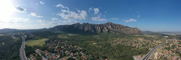 Montserrat Mountain stock photo