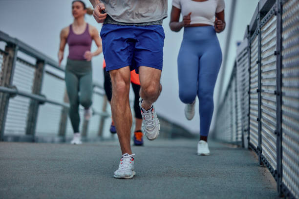 istock Cropped shot of muscular legs running 1400108942