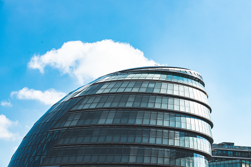 Futuristic Architecture Detail, City Hall in London