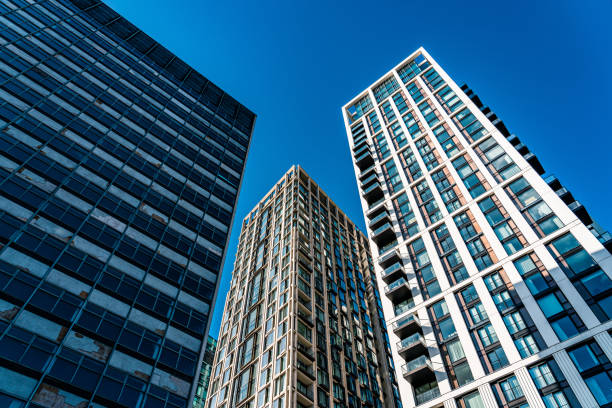 istock Modern city apartments 1400112325