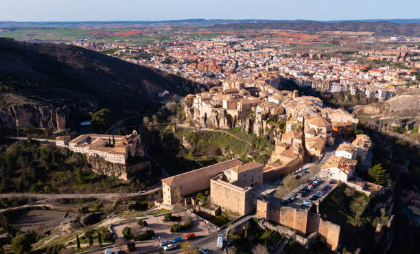 istock View from drone of Spanish town Cuenca 1400114605