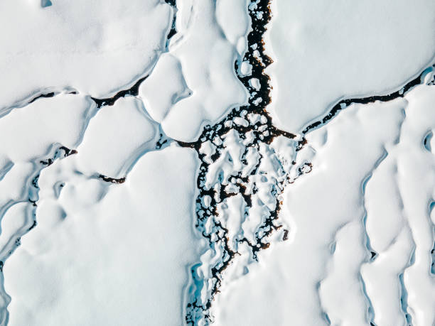 istock Snowy landscape from above 1400119735