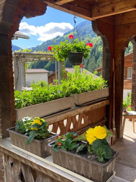 istock Swiss - Jaun -  chalet 1400123201