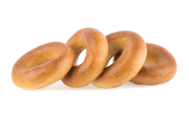 istock Bagels isolated on a white background 1400123311