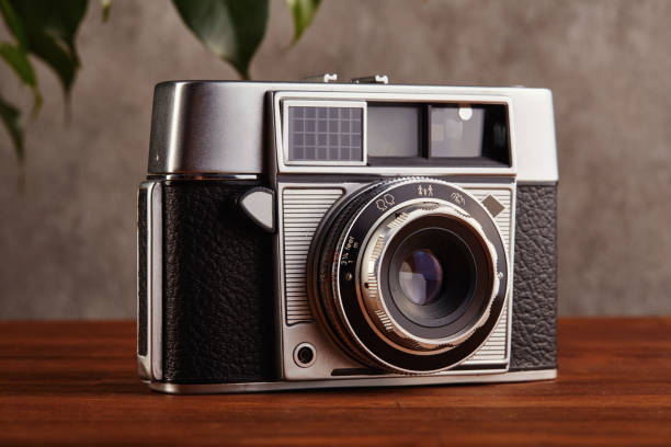 istock Vintage analog 35mm film camera 1400124436