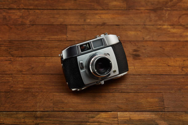 istock Vintage analog 35mm film camera 1400124547