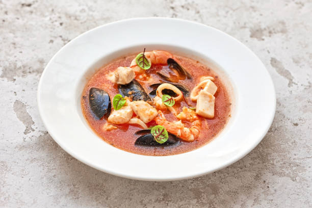 istock portion of seafood soup 1400129765